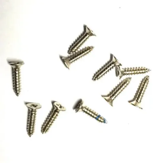 Klips, Menteşe, Ayak, Ağaç, Sunta Vidası 2,2x9,5mm - Nikel 100 Adet Klips, Menteşe, Ayak, Ağaç, Sunta Vidası 2,2x9,5mm - Nikel 100 Adet