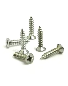 Klips, Menteşe, Ayak, Ağaç, Sunta Vidası 2,2x9,5mm - Nikel 100 Adet