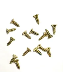 Klips, Menteşe, Ayak, Ağaç, Sunta Vidası 2,2x7,5mm - Sarı 100 Adet