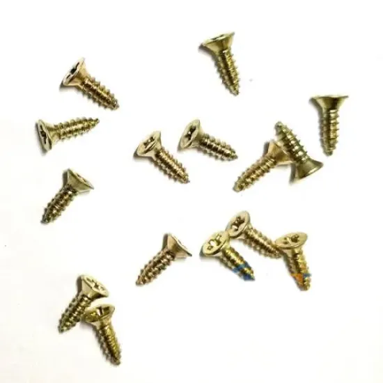 Klips, Menteşe, Ayak, Ağaç, Sunta Vidası 2,2x7,5mm - Sarı 100 Adet Klips, Menteşe, Ayak, Ağaç, Sunta Vidası 2,2x7,5mm - Sarı 100 Adet