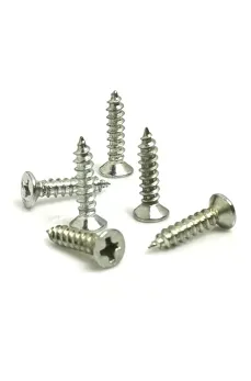 Klips, Menteşe, Ayak, Ağaç, Sunta Vidası 2,2x9,5mm - Nikel 1000 Adet