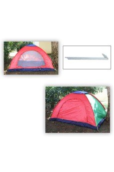 Kolay Kurulumlu Kamp Çadırı 3 - 4 Kişilik -Taşıma Çantalı