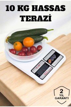 Kompakt Tasarım ve Tek Tuşla Sıfırlama Özelliğiyle Kullanımı Kolay Mutfak Tartısı Kompakt Tasarım ve Tek Tuşla Sıfırlama Özelliğiyle Kullanımı Kolay Mutfak Tartısı