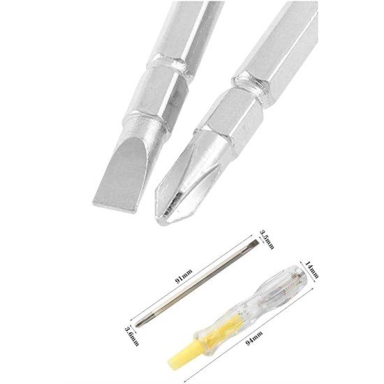 Kontrol Kalemi Çift Başlıklı Şeffaf Elektrik Testi Değişken Uçlu Kontrol Kalemi Çift Başlıklı Şeffaf Elektrik Testi Değişken Uçlu