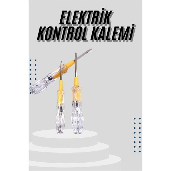 Kontrol Kalemi Çift Taraflı Uçlu Elektrik Akım Test Cihazı