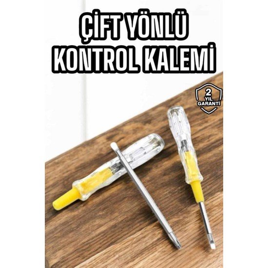Kontrol Kalemi Nikel Kaplama Çift Başlıklı Test Cihazı Kontrol Kalemi Nikel Kaplama Çift Başlıklı Test Cihazı