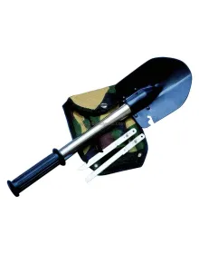 KPX14 4 lü Kamp Seti - Bıçak, Testere, Kürek, Balta - Kılıflı