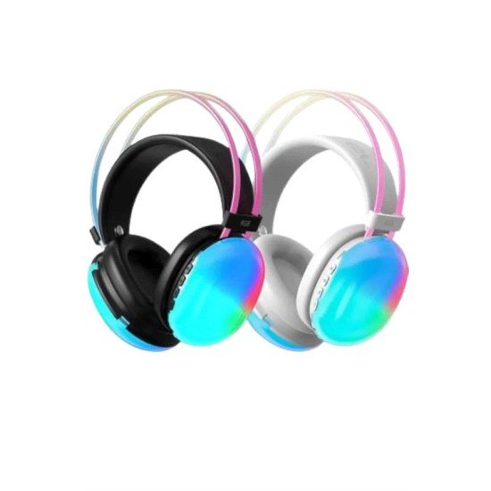 Kulak Üstü Kablosuz Bluetooth Kulaklık Unısex Renkli Işıklı Kulaklık Kulak Üstü Kablosuz Bluetooth Kulaklık Unısex Renkli Işıklı Kulaklık