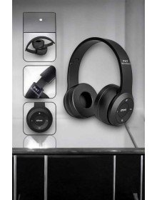 Kulak Üstü TF Kart ve AUX Destekli Ergonomik Bluetooth Kulaklık