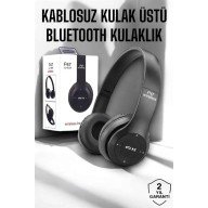 Kulak Üstü TF Kart ve AUX Destekli Ergonomik Bluetooth Kulaklık