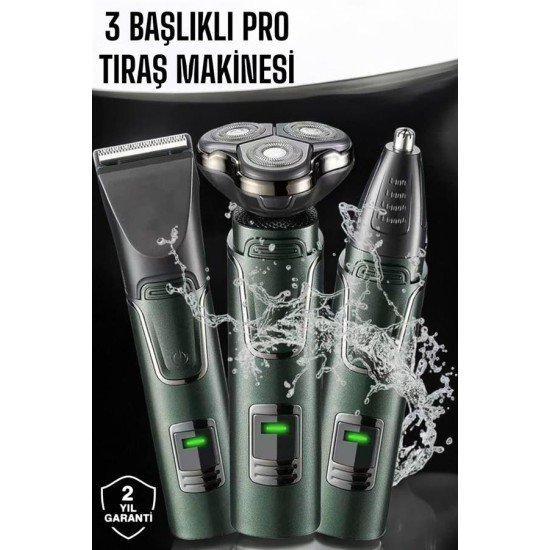 Kulak Ve Burun Başlıklı Profesyonel Tıraş Makinesi