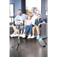 Kumandalı Tripod Telefon Tutucu Selfie Çubuğu 360 Derece Dönebilen Kumandalı Tripod Telefon Tutucu Selfie Çubuğu 360 Derece Dönebilen