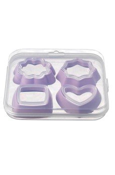 Kurabiye Kalıbı 4 Parça 8 Şekil - Saklama Kutulu