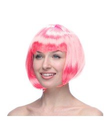 Küt Peruk - Toz Pembe (Açık Pembe)