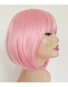 Küt Peruk - Toz Pembe (Açık Pembe)