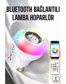 Lamba Led Hoparlör Dayanıklı ve Uzun Ömürlü Bluetooth Hoparlör