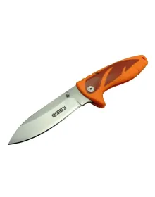 Lanmark FX 11 Turuncu Kamp Çakı 20 cm - Kauçuk Sap, Manuel Açılma