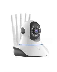 LED Aydınlatmalı 5 Antenli Motorlu 1080P Wifi Kamera Sensörlü