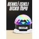 Led Işık Disko Topu Bluetooth Hoparlörlü USB Müzik Çalar Kumandalı Led Işık Disko Topu Bluetooth Hoparlörlü USB Müzik Çalar Kumandalı