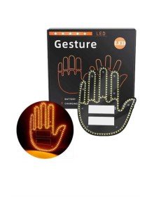 Led Işık El İşareti Araç Camı İçin Uzaktan Kumandalı