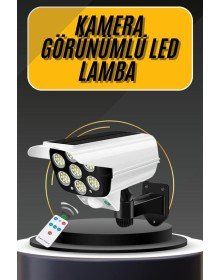 LED Lamba-Güneş Paneli Destekli Uzaktan Kumandalı Solar LED Lamba