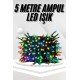 Ledli Fişli Led Dekor Lambası 5M RGB Yılbaşı Ağacı Işığı Ledli Fişli Led Dekor Lambası 5M RGB Yılbaşı Ağacı Işığı