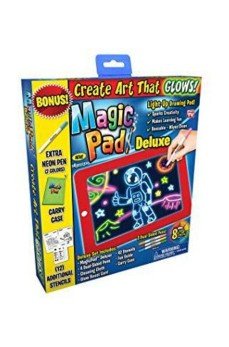 Magic Pad Çocuk Eğitici Sihirli Işıklı Kalemli Öğretici Pili Pad
