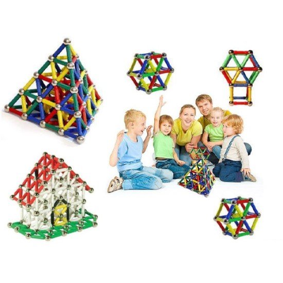 Magnastix 111 Parça Manyetik Lego Seti Magnastix 111 Parça Manyetik Lego Seti