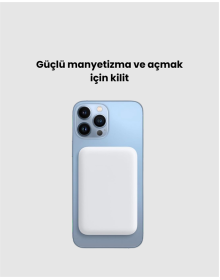 MagSafe Manyetik Powerbank – iPhone İçin Hızlı, Kablosuz ve Güvenli Şarj