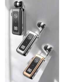 Makaralı Bluetooth Kulaklık Kulak İçi Dijital Göstergeli Yüksek Ses Kaliteli