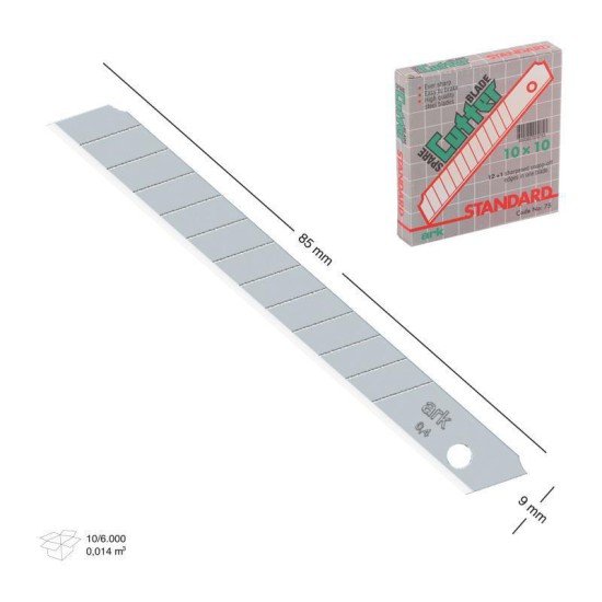 Maket Bıçağı Yedek Bıçağı 80X9 mm İnce Yedek 10 Adet Maket Bıçağı Yedek Bıçağı 80X9 mm İnce Yedek 10 Adet