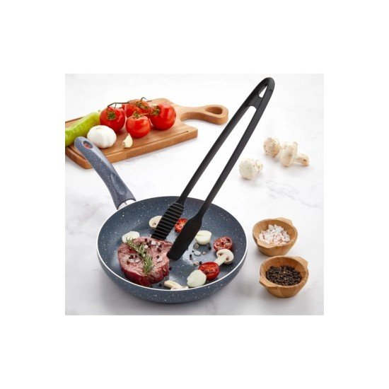 Maşa - 220 Dereceye Kadar Dayanıklı Yanmaz - Yapışmaz Plastik Izgara Maşası 30 Cm