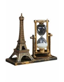 Masa Biblosu Dekoratif Süs Kum Saati Eyfel Kulesi Hediyelik Kum Saati