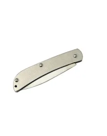 Metal Yerli Akarsu 15,5 cm Kamp / Outdoor Çakı  - Yarı Otomatik