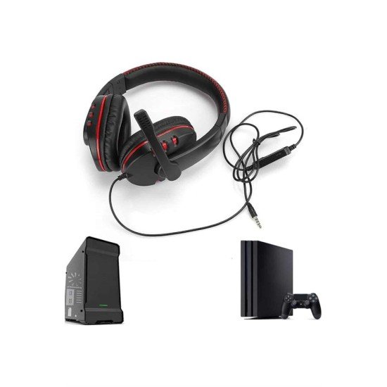 Mikrofonlu  Kulaklık  Kulaklığı Yüksek Ses Kaliteli Stereo Yumuşak Yastıklar