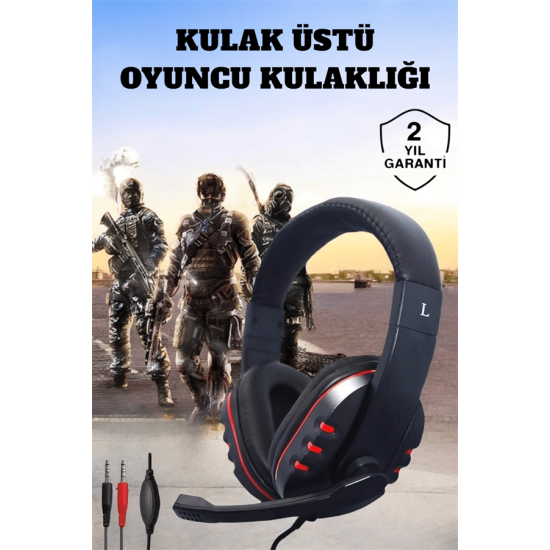 Mikrofonlu, Gürültü Engelleyici ve Dayanıklı Kulaklık: Oyun Performansınızı Zirveye Taşıyın