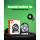Mini USB Fan – Şarj Edilebilir, Işıklı, 3 Kademe, Taşınabilir Masaüstü Vantilatör Mini USB Fan – Şarj Edilebilir, Işıklı, 3 Kademe, Taşınabilir Masaüstü Vantilatör
