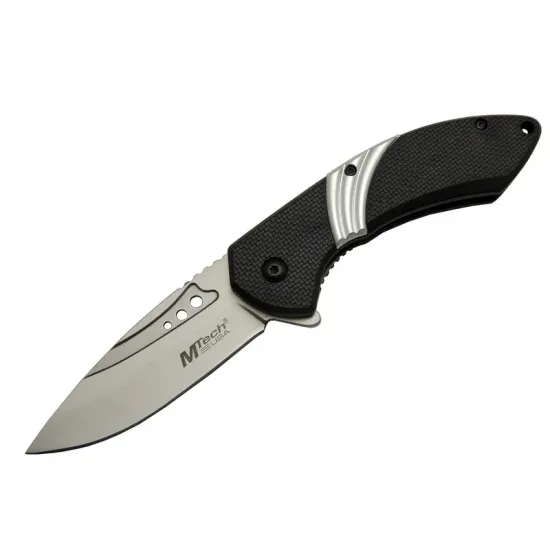 Mtech 4214 Beyaz Kamp Çakı 20cm- Yarı Otomatik, Kemerlikli, Oluklu Mtech 4214 Beyaz Kamp Çakı 20cm- Yarı Otomatik, Kemerlikli, Oluklu