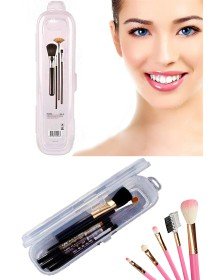 Multi Şeffaf Kapaklı Çanta İçi Saklama - Diş Fırçası - Makyaj Fırçası - Kalemlik Kutusu