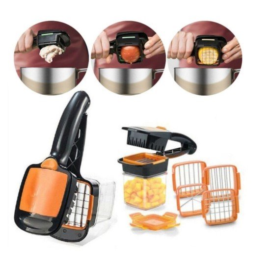 5 In 1 Pratik Hazneli Sebze Meyve Doğrayıcı 5 In 1 Pratik Hazneli Sebze Meyve Doğrayıcı