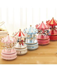 Nostaljik El Yapımı Atlıkarınca Müzik Kutusu