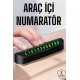 Numaralık Araç İçi Araba Araç Park Numaratör Telefon Numarası Yazma