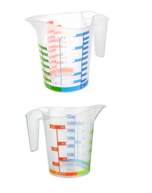Ölçü Kabı Dereceli Renkli 1000 ML + 300 ML Set