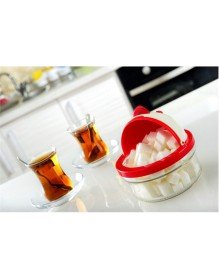 Ördek Figürlü Cam Şekerlik 420 Ml