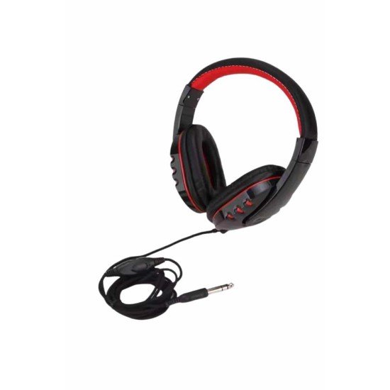 Kulaklığı Kulak Üstü Kablolu Stereo Mikrofonlu Yumuşak Kulak Yastığı