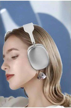 P9 Plus Kablosuz Kulak Üstü Bluetooth Kulaklık Beyaz Yüksek Ses Kaliteli