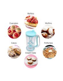 Pancake Machine Mikser Krep Makinesi Hamur Dağıtıcı Mekanizmalı