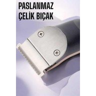 Paslanmaz Çelik Bıçaklı Hassas Çelik Bıçaklı Tıraş Makinesi