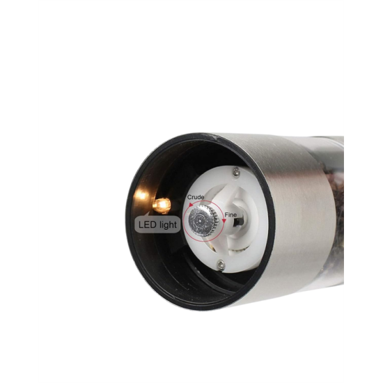 Elektrikli Baharat Öğütme Cihazı Ergonomik Şeffaf Gövde