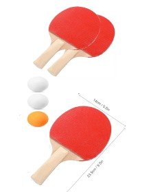 Ping Pong Masa Tenisi Seti Tenis Raketi Seti 2 Raket + 3 Ping Pong Topu  Spor Aksesuarları